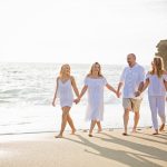 family-at-beach