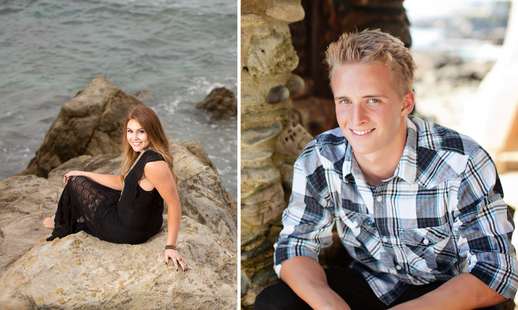 Best senior portrait locations - orange county table rock beach