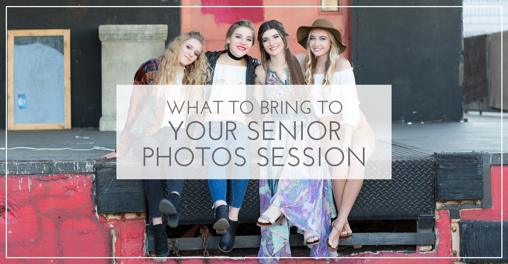 what to bring to your senior photos photography session