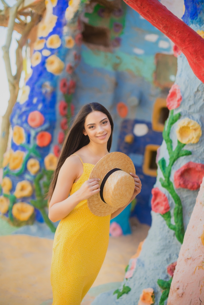 Salvation Mountain Senior portrait session