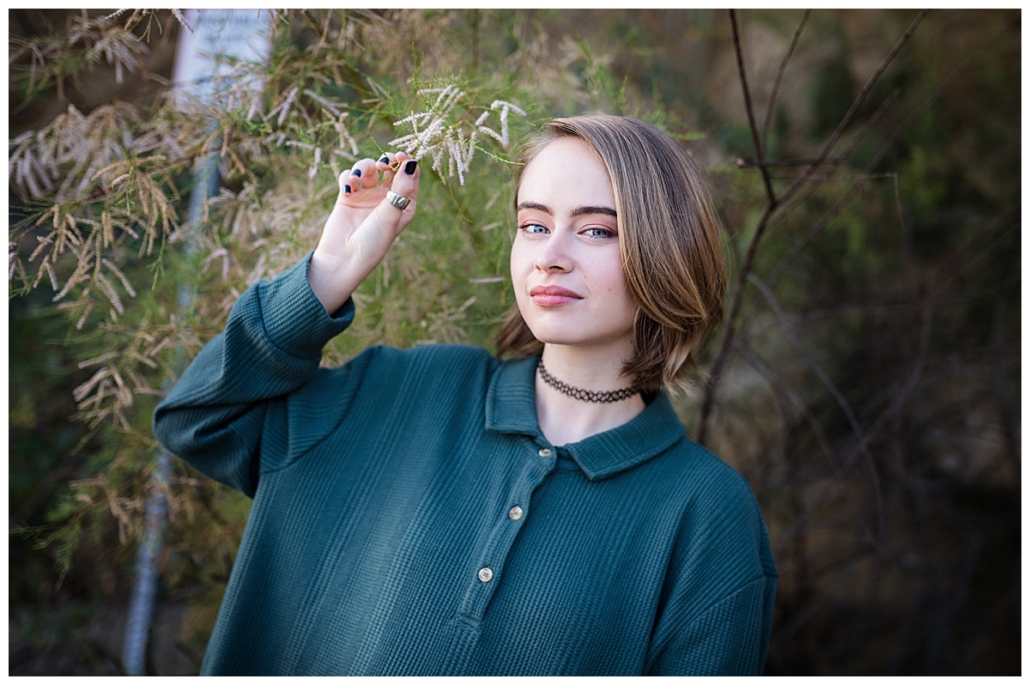 High school senior girl photographed on Picnic beach in Laguna Beach