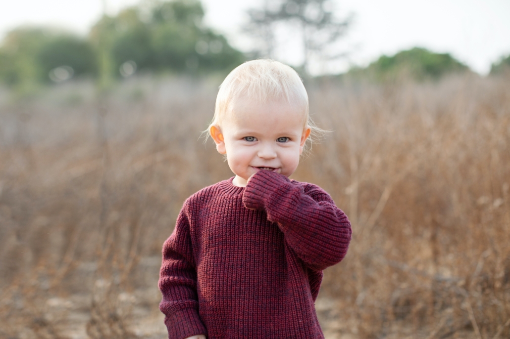 Baby portraits in Orange Countys upper back bay.