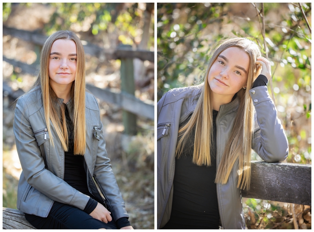 Casual family portraits on the horse trails in Orange county