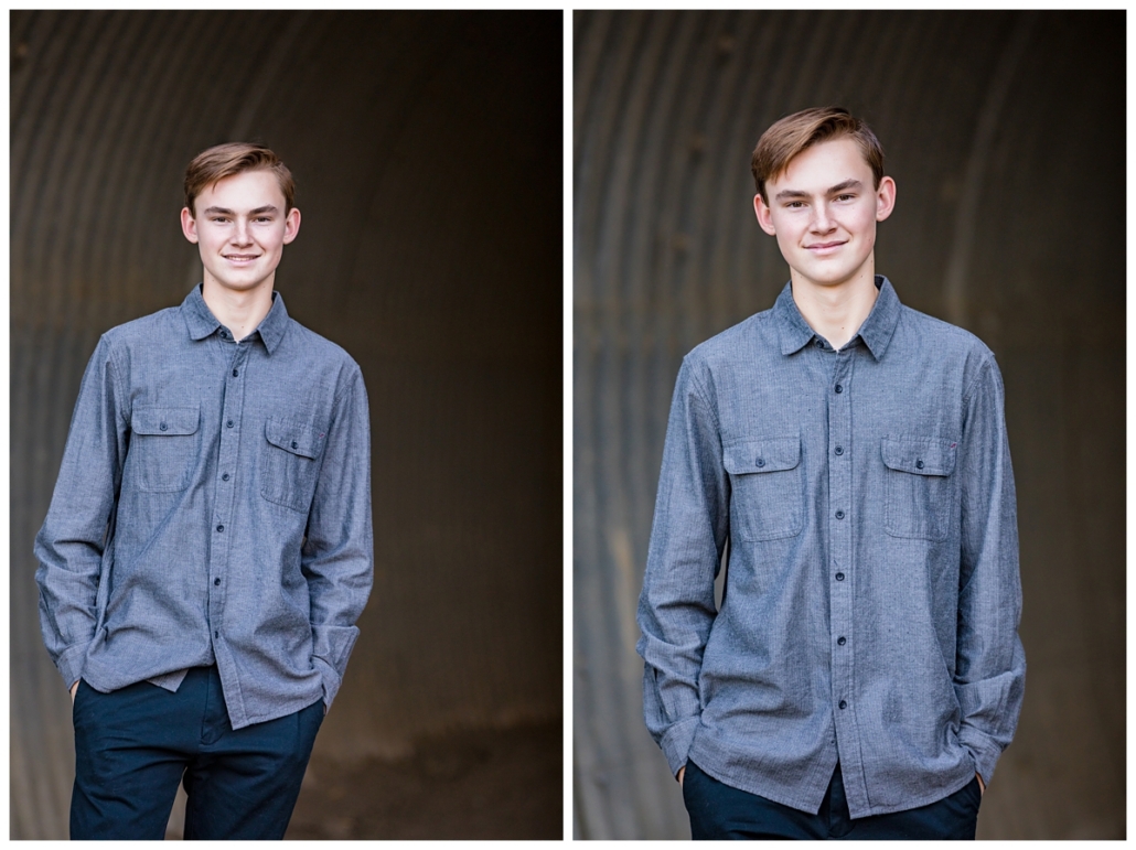 Teenage boy at a family photography session in Orange County