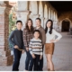 Orange County Family photo shoot at the Mission in San Juan Capistrano. The clothing for the session is Fall inspired with lots of layers and textures.