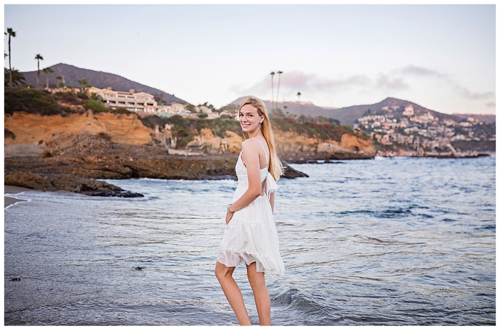 High school senior pics at the Montage in Laguna Beach