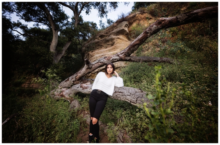 Laguna Beach styled high school senior portrait session