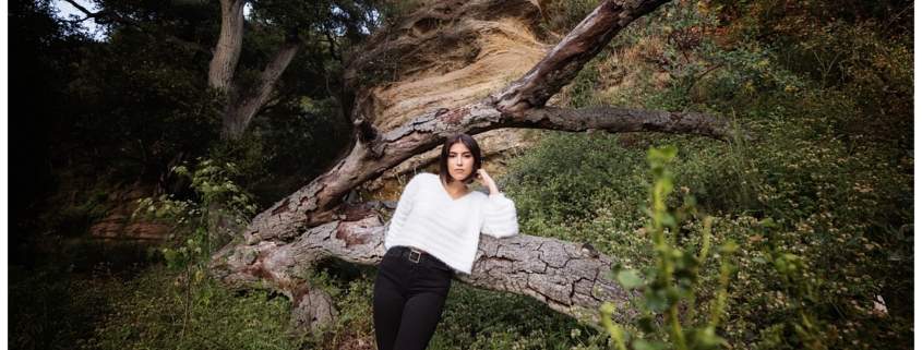 Laguna Beach styled high school senior portrait session