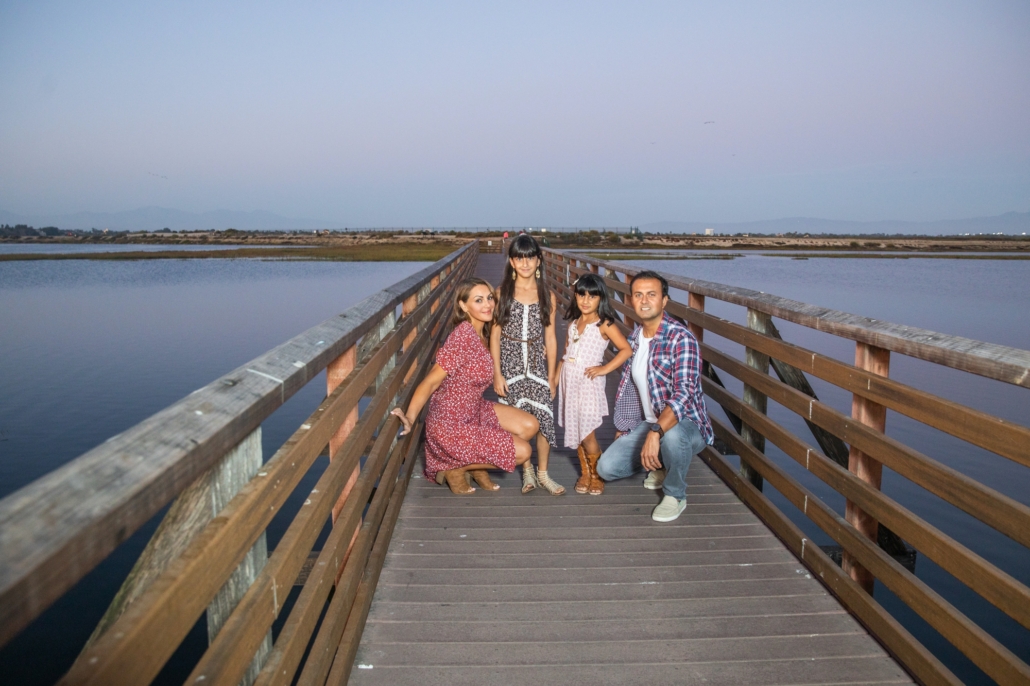 Orange County family portrait session in Huntington beach