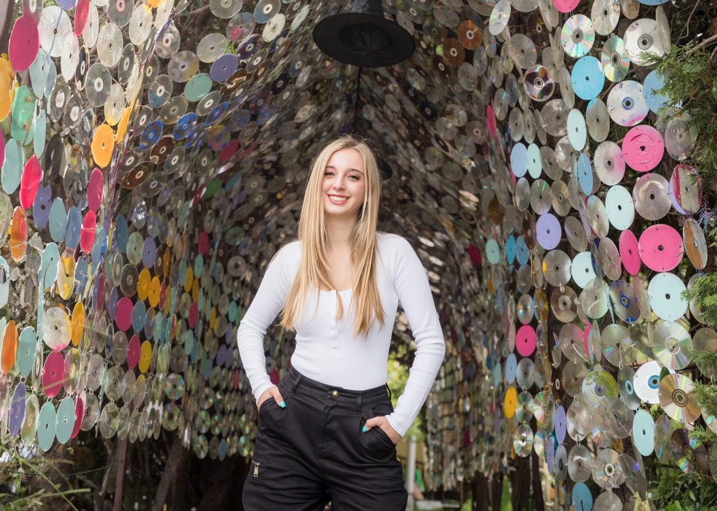 Senior photos that stand out at Camp Anti-Mall.