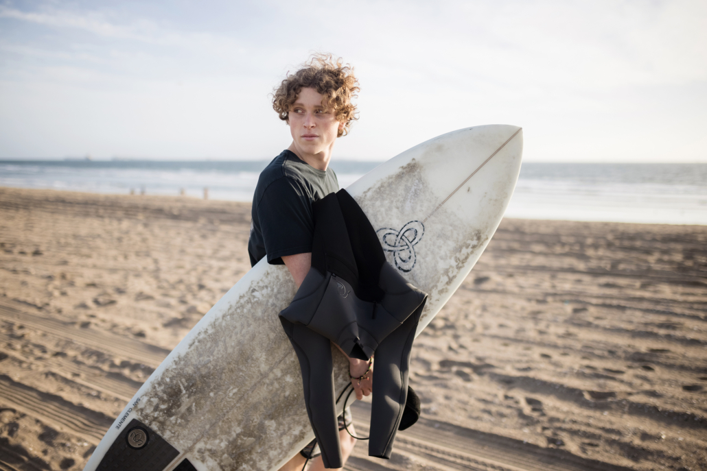 Bolsa Chica State Beach, surfer senior photographer